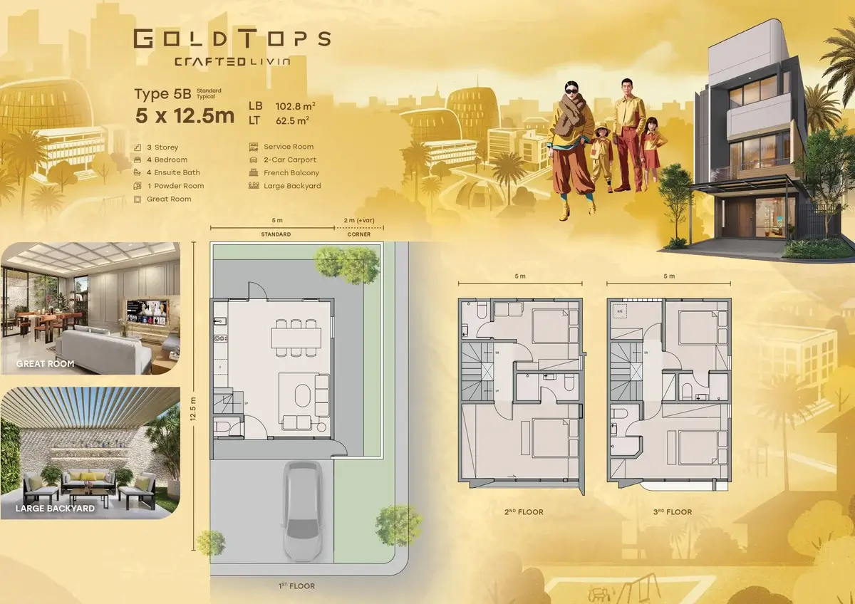 Gold Tops Crafted Livin Park